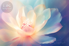 Fantasy Rainbow Flower Digital HD Wallpaper Background Product Image 1
