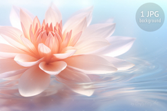 Fantasy Spectral Waterlily Digital HD Wallpaper Background Product Image 1
