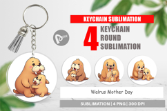 Keychain Walrus Mother&#039;s Day Product Image 1