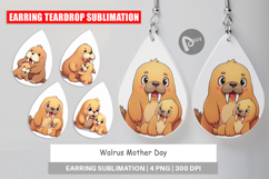 Earring Walrus Mother&#039;s Day Product Image 1
