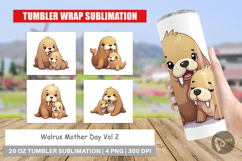 Tumbler Walrus Mother&#039;s Day Product Image 1