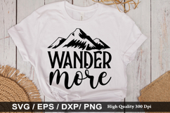 Wander more SVG - Camping Design Product Image 1