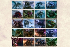 War of the Dragons Epic Dark Fantasy Medieval Digital Paper Product Image 12