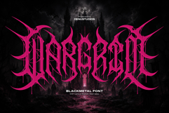 Wargrim | Black Metal Font Product Image 1