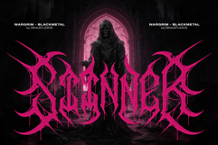 Wargrim | Black Metal Font Product Image 2