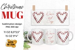 Cozy Christmas sublimation mug bundle. 6 design 11 oz,15 oz Product Image 2