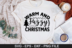 Warm and Fuzzy Christmas - Christmas Dog SVG Design Product Image 1