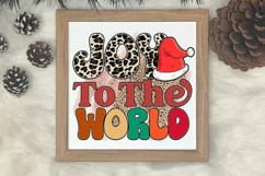 Joy to the world Sublimation, Christmas PNG Product Image 2