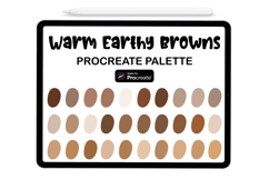 Warm Earthy Browns Procreate Color Palette Product Image 1