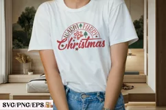 Christmas Funny Dog Saying SVG t-shirt Design Product Image 3