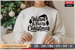 Warm & Fuzzy Christmas SVG | Christmas SVG | Holiday SVG Product Image 2