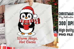 Warm Hugs Hot Cocoa, Christmas PNG Product Image 1