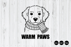 Warm Paws SVG, Animal Paws SVG, Dog Paw Love SVG Product Image 1