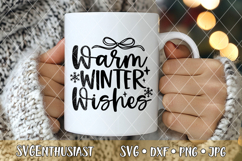 Warm winter wishes SVG cut file Product Image 1