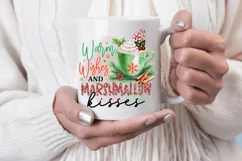 Warm Wishes and Marshmallow Kisses Sublimation PNG Product Image 3