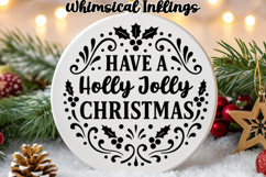 Warm Winter Wishes Ornaments SVG&#039;s-4 Designs Product Image 2