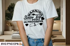 Vacation, Senior Class of 2024 Trip SVG T-shirt Design Product Image 3