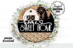 Farmhouse Door Sign SVG Bundle| Laser Cut Door hanger Bundle Product Image 4