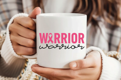 Warrior SVG | Breast Cancer Awareness SVG Product Image 3