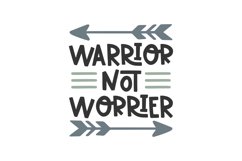 Warrior Not Worrier Product Image 1
