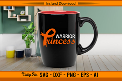 Warrior Princess Leukemia Cancer Awareness SVG Product Image 3