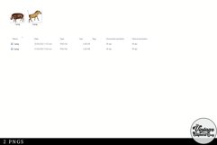 Warthog Vintage Animal illustration Clip Art, Clipart Product Image 2