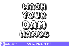 Funny Bathroom Quote SVG PNG Design Product Image 1