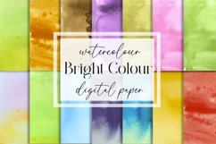 Bright Watercolor - Digital Paper Product Image 1