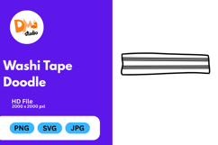Washi Tape Doodle Product Image 1