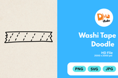 Washi Tape Doodle Product Image 1