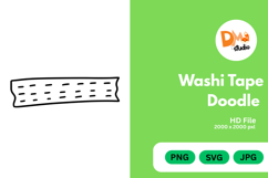 Washi Tape Doodle Product Image 1