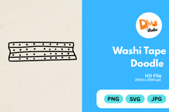 Washi Tape Doodle Product Image 1