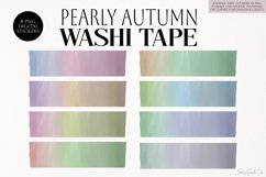 Pearly Autumn Washi Tape - PNG Digital Stickers &amp; Clipart Product Image 1
