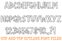 Washi Tape Strip Font Scrapbook Torn Typography Lettering Product Image 2