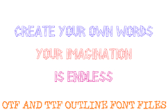 Washi Torn Tape Font Scrapbook Typography Lettering ABC Product Image 3