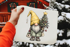 Whimsical Christmas Gnome Sublimation Product Image 2