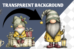 Whimsical Christmas Gnome Sublimation Product Image 3