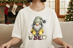 Whimsical Christmas Gnome Sublimation Product Image 4