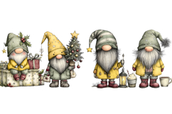 Whimsical Christmas Gnome Sublimation Product Image 5