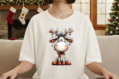 Whimsical Christmas Reindeer Sublimation Product Image 4