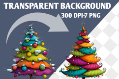 Whimsical Christmas tree png Product Image 3