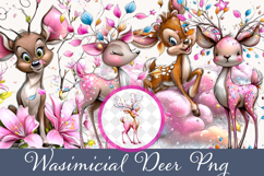Whimsical Deer png Sublimation Product Image 1