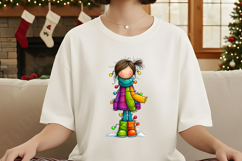 Whimsical girl png Sublimation Product Image 4
