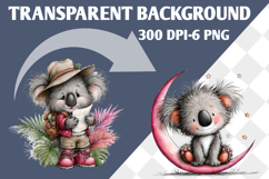 Whimsical Koala png Sublimation Product Image 3