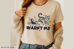 Funny Cat Hand-Drawn SVG PNG Sublimation Design Product Image 3