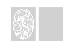 Greeting card paper cut / Paper cut card svg Product Image 3