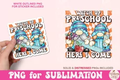 Watch Out Preschool Here I Come PNG, Back To School Png Product Image 4
