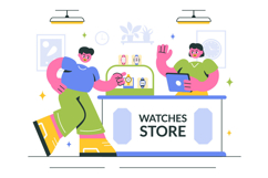10 Watches Store Illustration Product Image 4