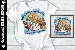 Watch Out For That Rooster-Gnome Sublimation Product Image 1