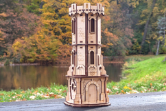 Medieval Castle Watchtower - Laser Cut Project, SVG File Product Image 5